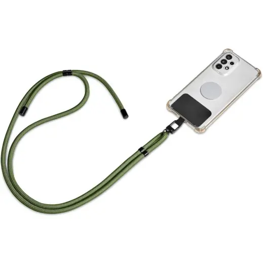 Altitude Silhouette Crossbody Phone Strap - Military Green Phone